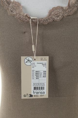 Top beżowy