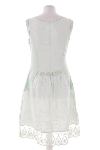 Mint-green dress, 100% linen