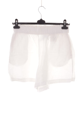White shorts 54% linen
