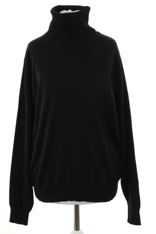 Sweter - golf czarny