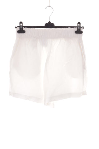 White shorts 54% linen