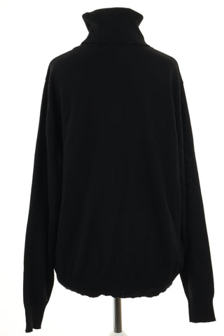 Sweter - golf czarny