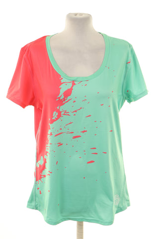 Bluzka zielono-różowa