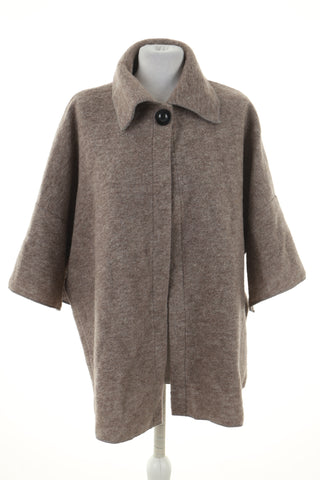 Narzutka beżowa 80% wełna