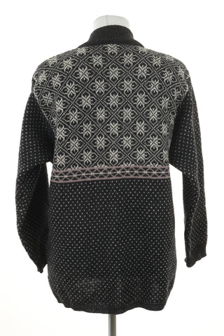 Sweter wzorek wełna