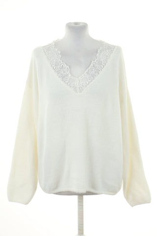 Sweter kremowy