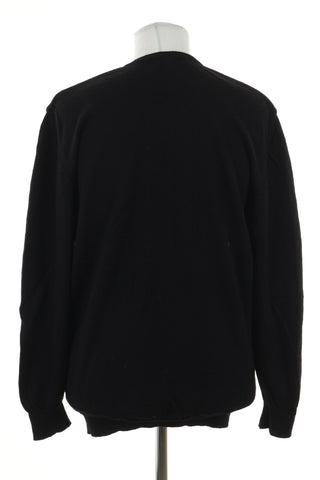 Sweter czarny wełna