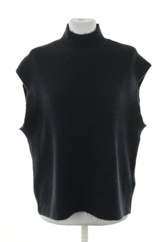 Schwarze Strickweste