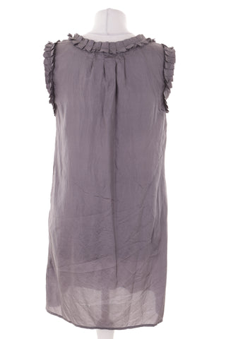 Graues Kleid aus 100 % Seide