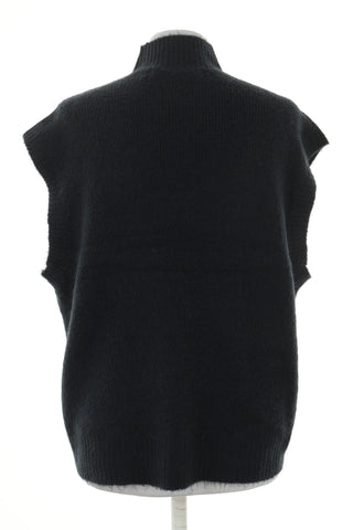 Schwarze Strickweste