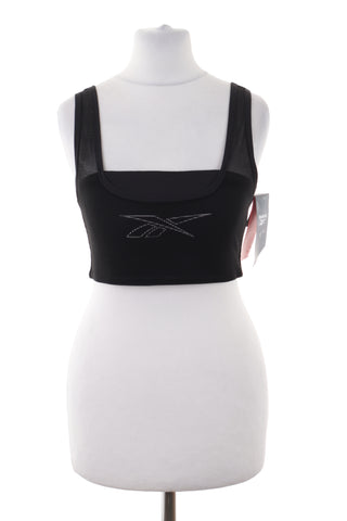 Top czarny sportowy