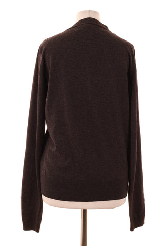 Sweter szary 70% wełna, 30% jedwab