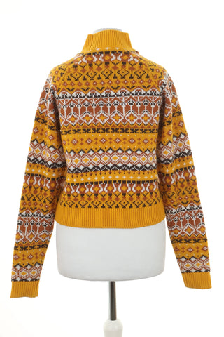 Sweter żółty wzorek
