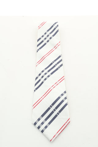 Krawat kratka jedwab