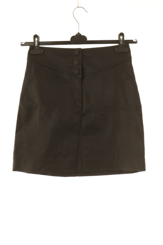 Spódnica czarna eko skóra