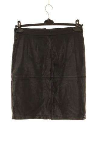 Spódnica czarna eko skóra