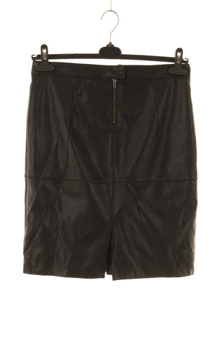 Spódnica czarna eko skóra