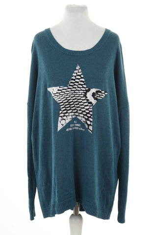 Sweter niebieski