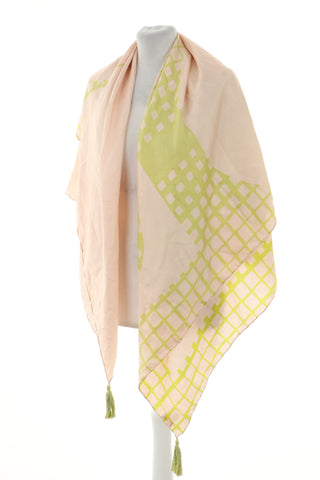 Chusta wzorek jedwab