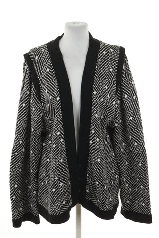 Sweter czarny wzorek