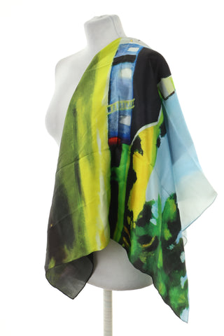 Chusta wzorek jedwab