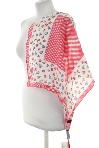 Apaszka wzorek jedwab