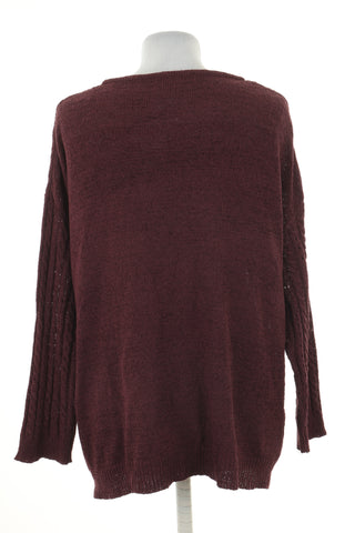 Sweter bordowy