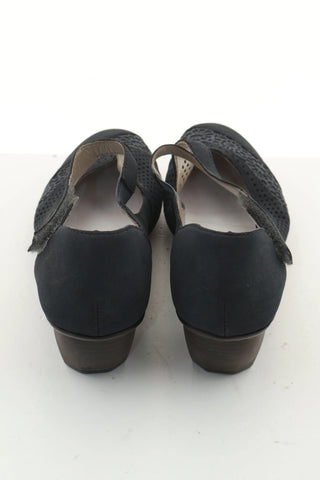 Buty granatowe skóra