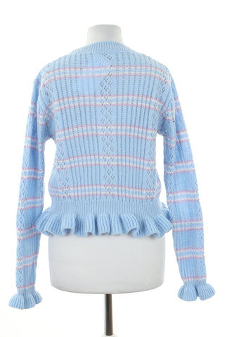 Sweter niebieski paski