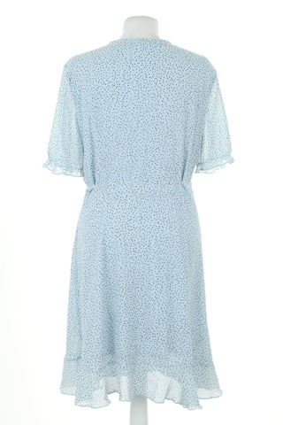 Sukienka niebieska kropki - fajneciuchy24.pl