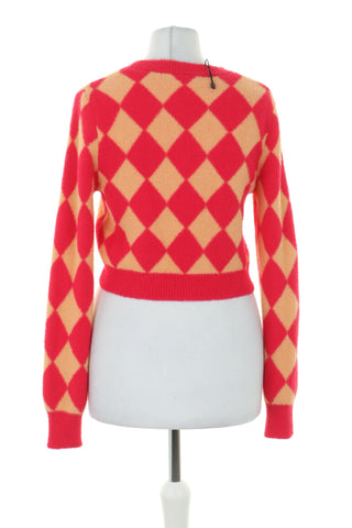 Sweter kolorowy wzorek - fajneciuchy24.pl