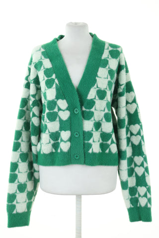 Sweter zielony wzorek