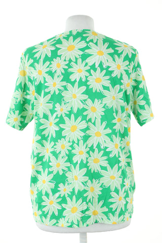 Koszulka zielona kwiaty