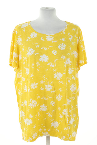 Koszulka żółta kwiaty