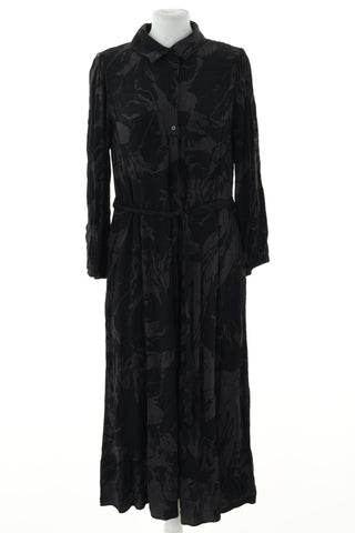 Sukienka czarna wzorek