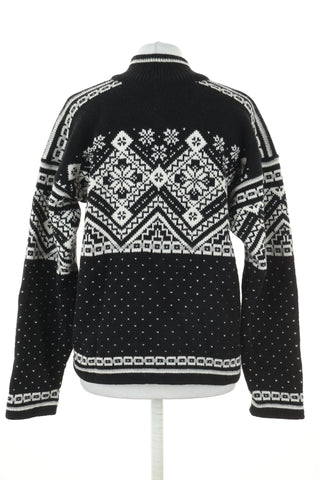 Sweter czarny wzorek