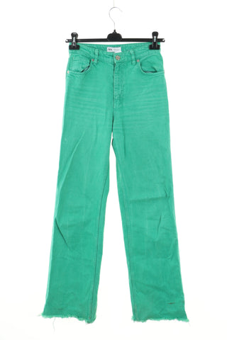 Spodnie jeans zielone