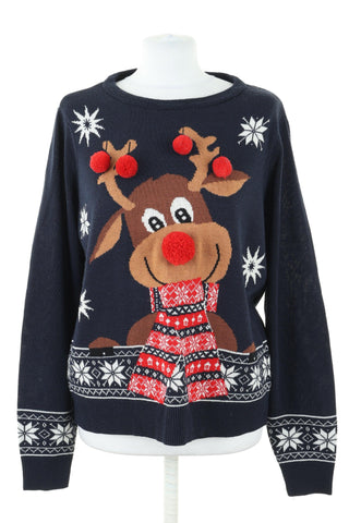 Sweter granatowy Rudolf