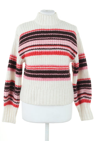 Sweter kolorowy paski - fajneciuchy24.pl