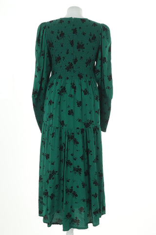 Sukienka zielona wzorek