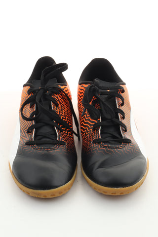 Buty czarno-pomarańczowe