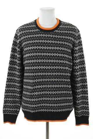 Sweter czarny wzorek