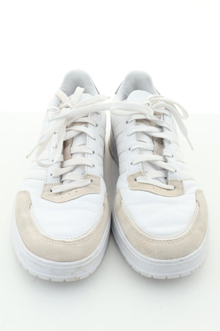Buty biało-beżowe skóra