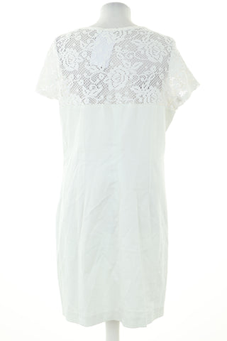 Sukienka biała wzorek