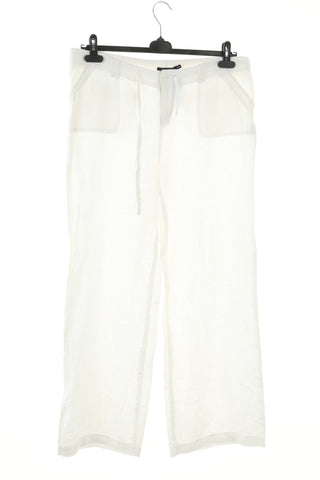Spodnie białe lniane