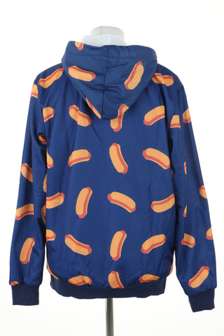Bluza niebieska hot-dogi