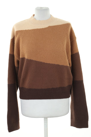 Sweter brązowy wzorek