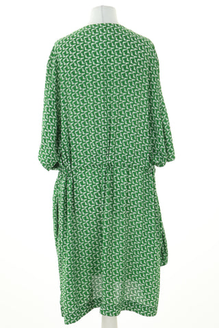 Sukienka zielona wzorek
