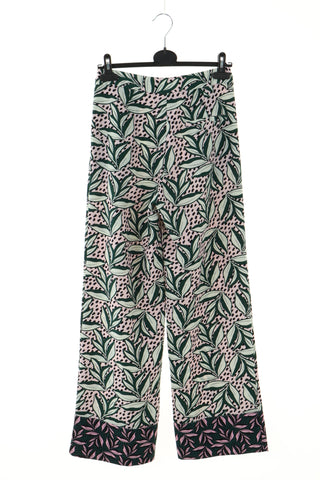 Spodnie zielono-różowe wzorek