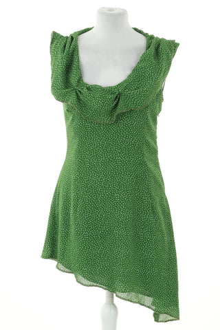 Sukienka zielona kropki